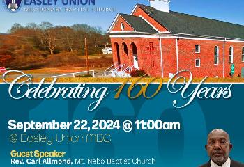 160th Church Anniversary